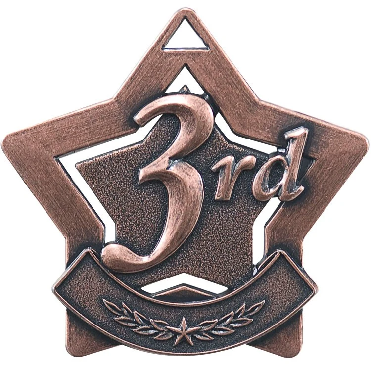 Third Star Medal, 2 1/4" Star 1