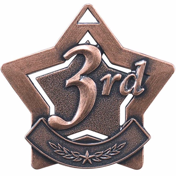 Third Star Medal, 2 1/4" Star