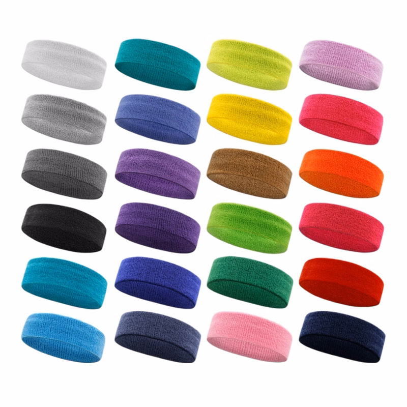 Absorb Breathable Elastic Logo Customized Headband