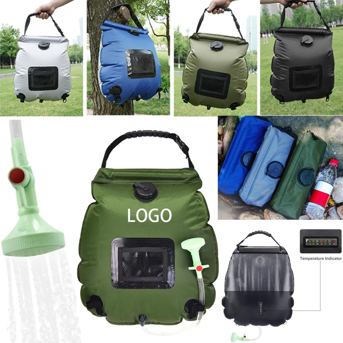 20L Portable Outdoor Solar Shower Bag 1