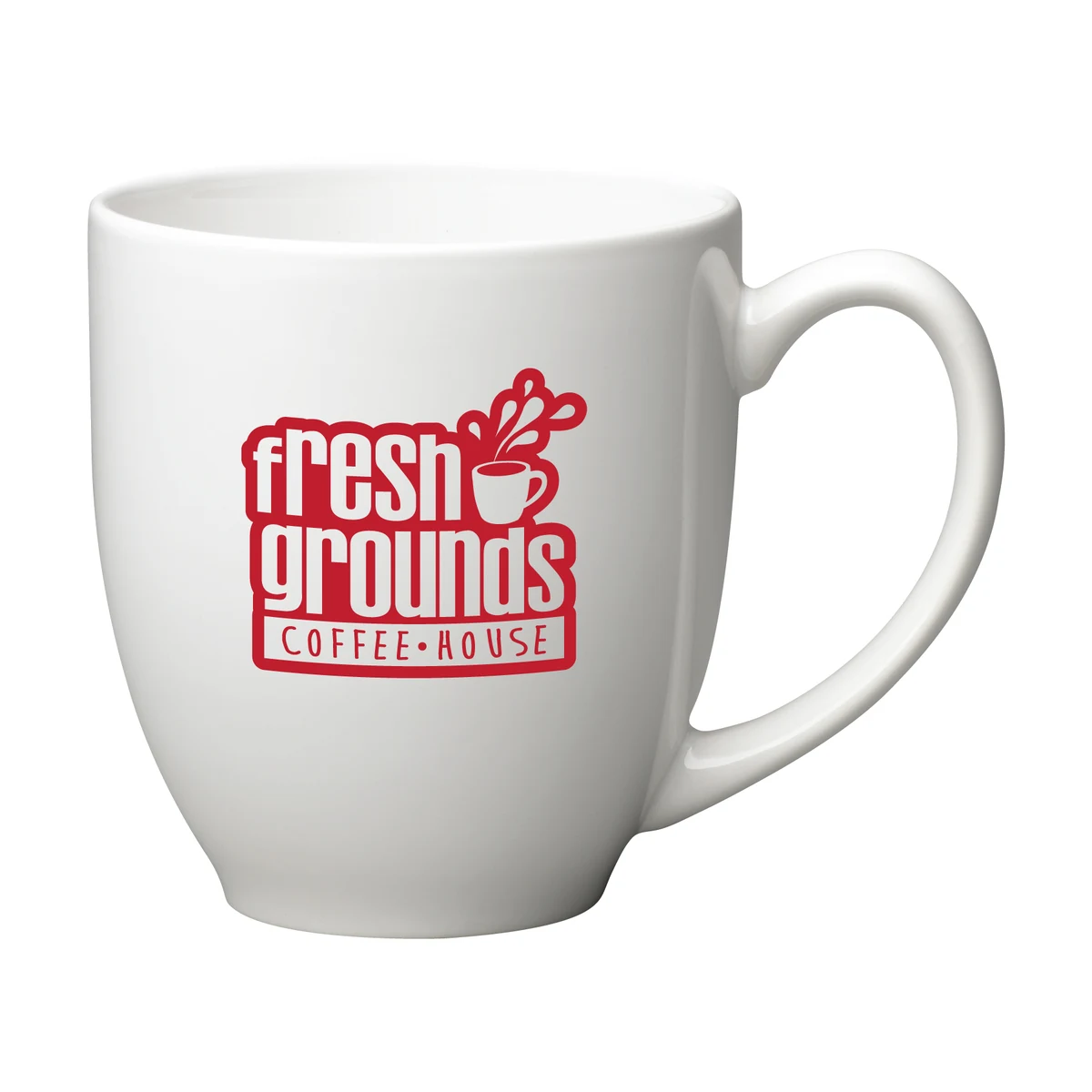 16 oz. White Bistro Mug 1