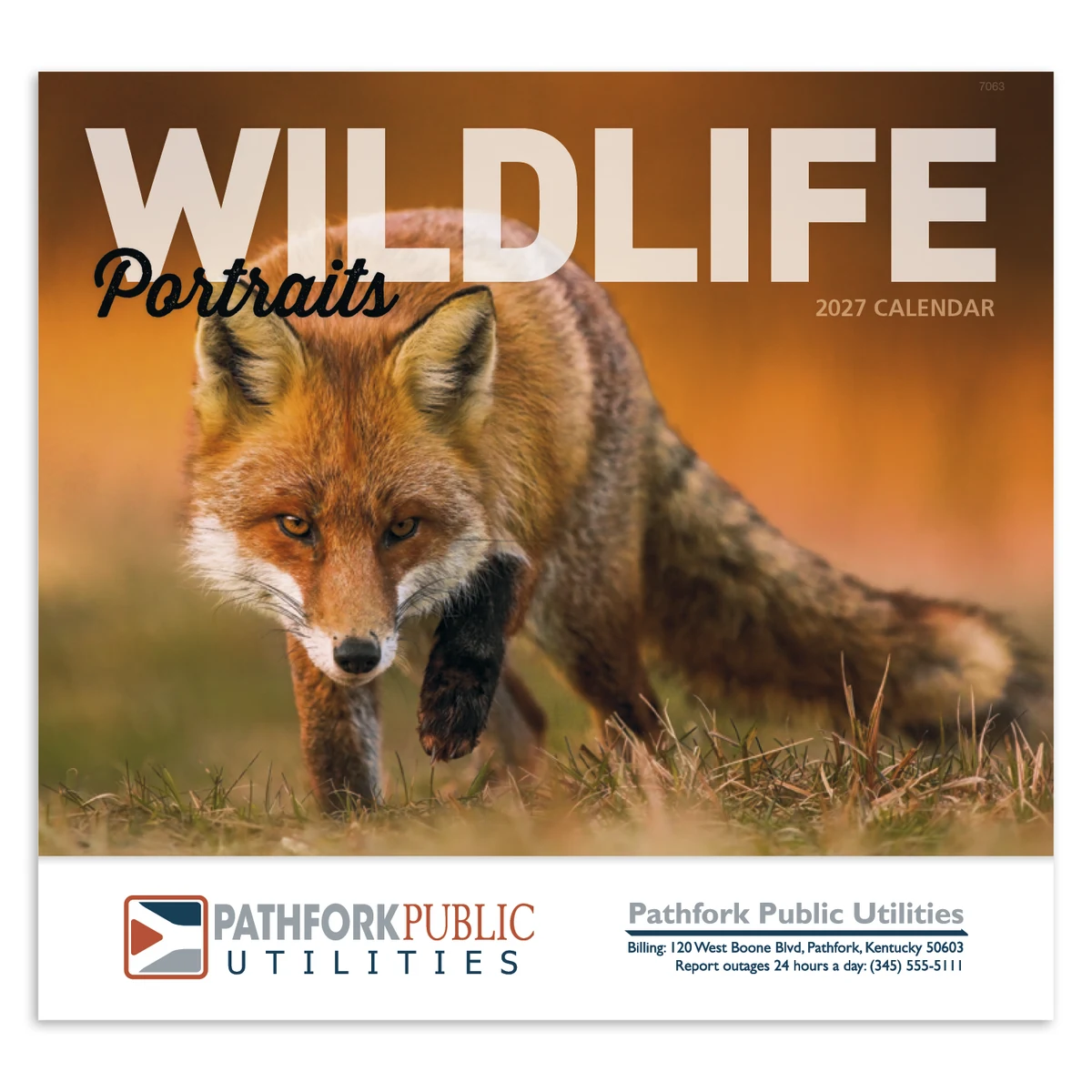 Good Value™ Wildlife Portraits - Stapled Calendar 1