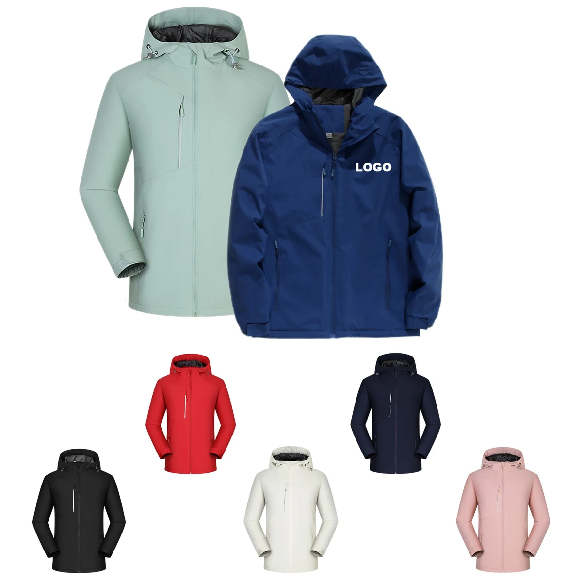Thickened 3 in 1 Waterproof Winter Jacket 1