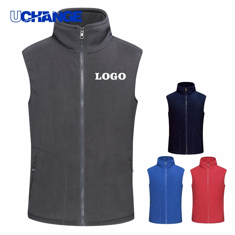 Men Basic Fleece Vest Apparel
