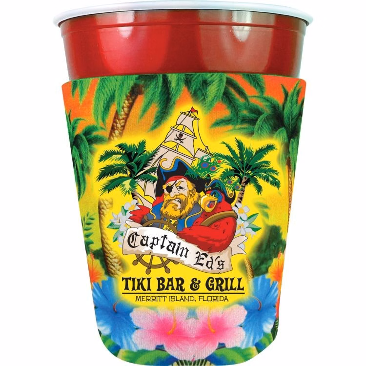 The Party Cup® Full-Color Scuba can cooler