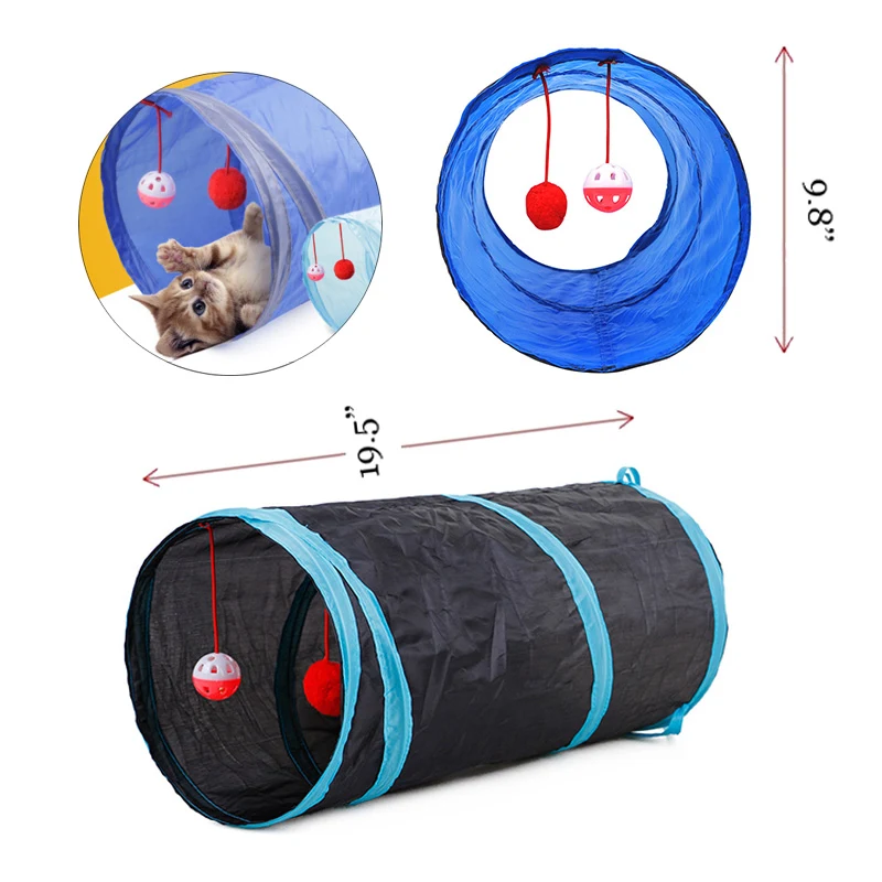 Foldable Crawl Cat Tunnel Toy 1