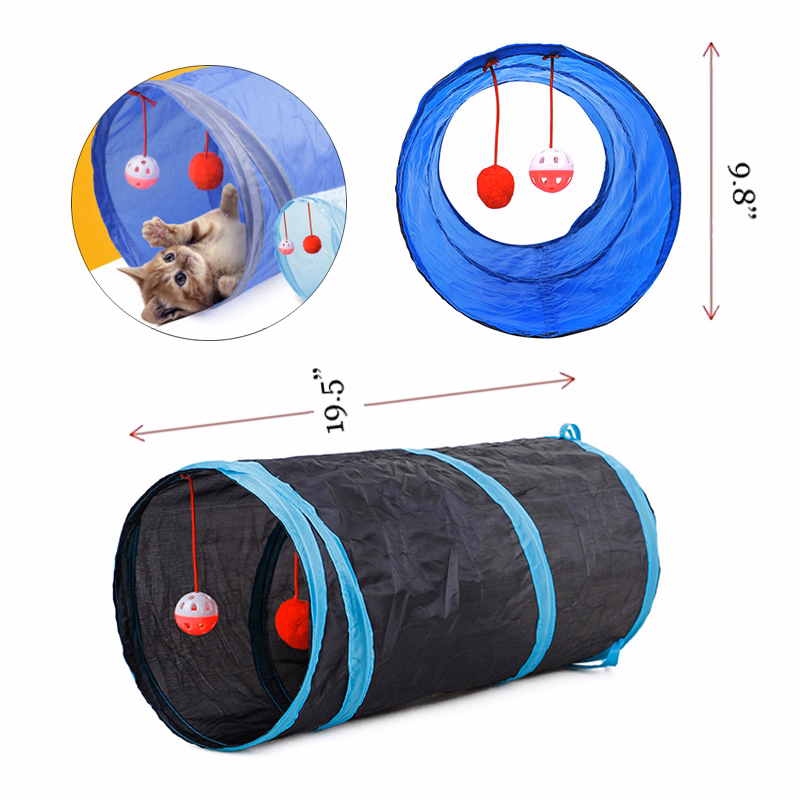 Foldable Crawl Cat Tunnel Toy