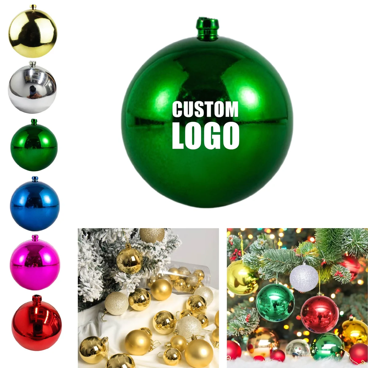 MOQ 10 pcs Holiday Baubles 1