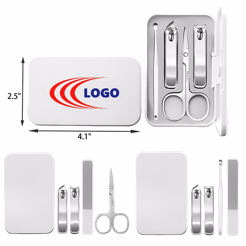 MOQ 50 Hygienic Stainless Steel Nail Clippers Set