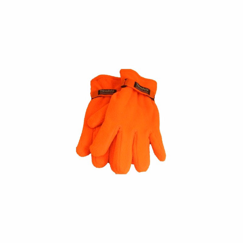 Adult Fleece Gloves Orange