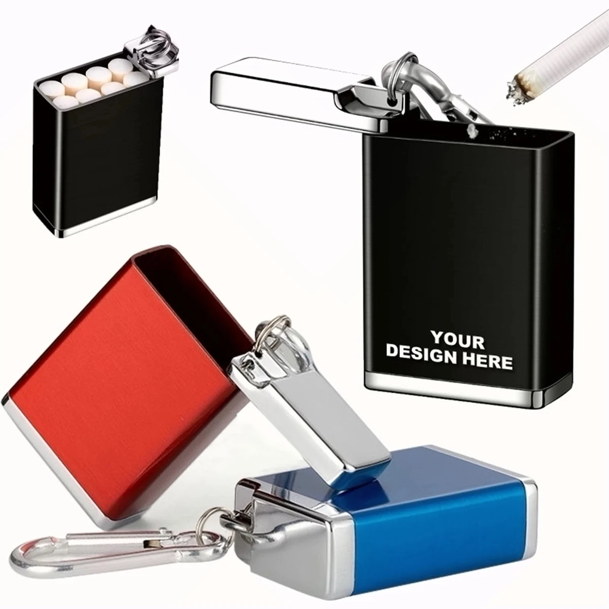 Keychain Metal Portable Ashtray 1