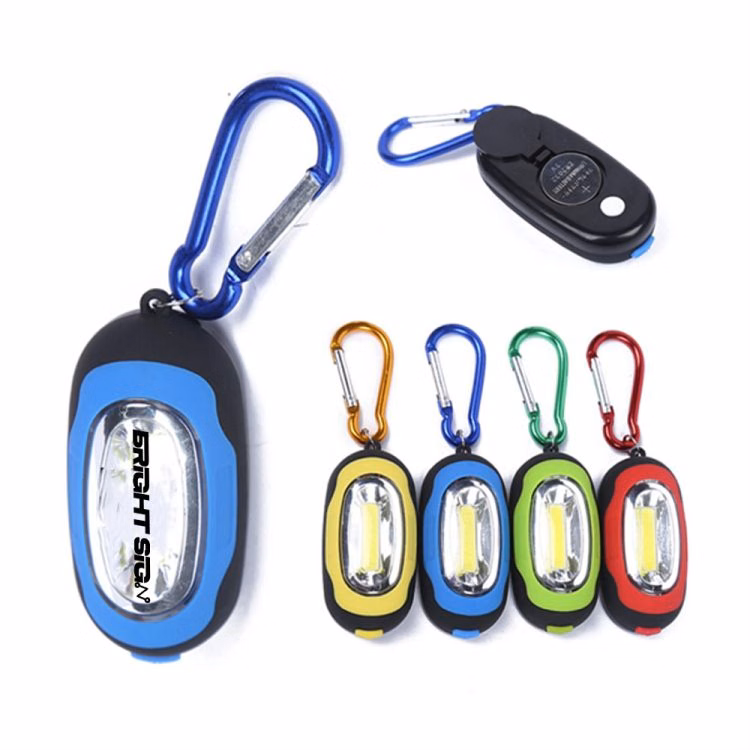 Ultra-Bright LED Carabiner Keychain Camping Light