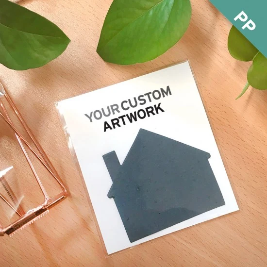 Single-Sided Custom Flat Card Seed Paper Giveaways 1