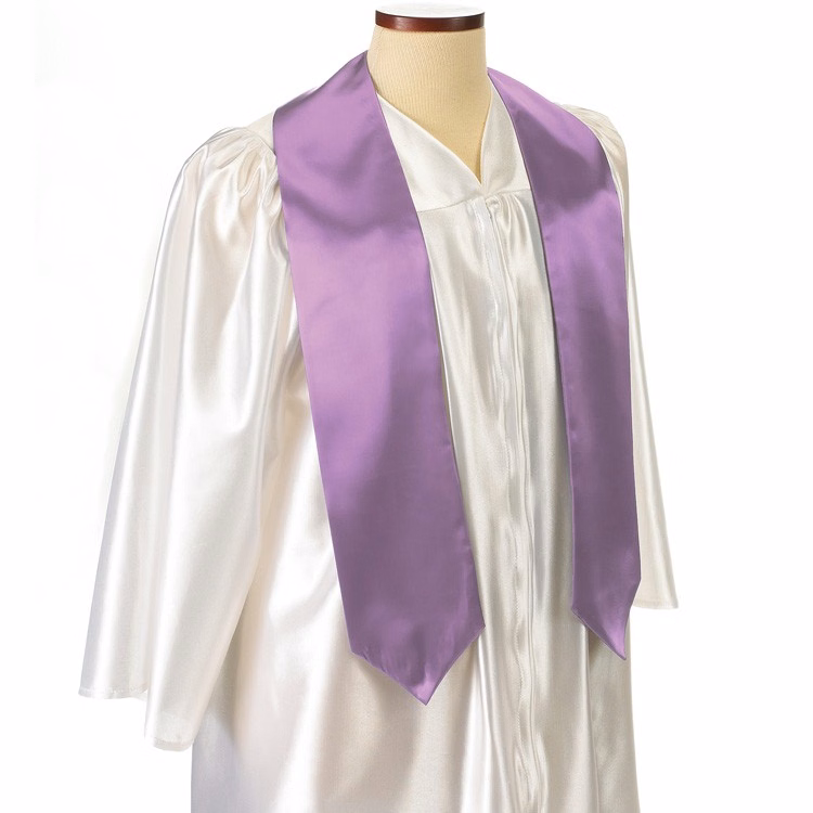 Extra Long Lavender Graduation Sash - 5"x72"