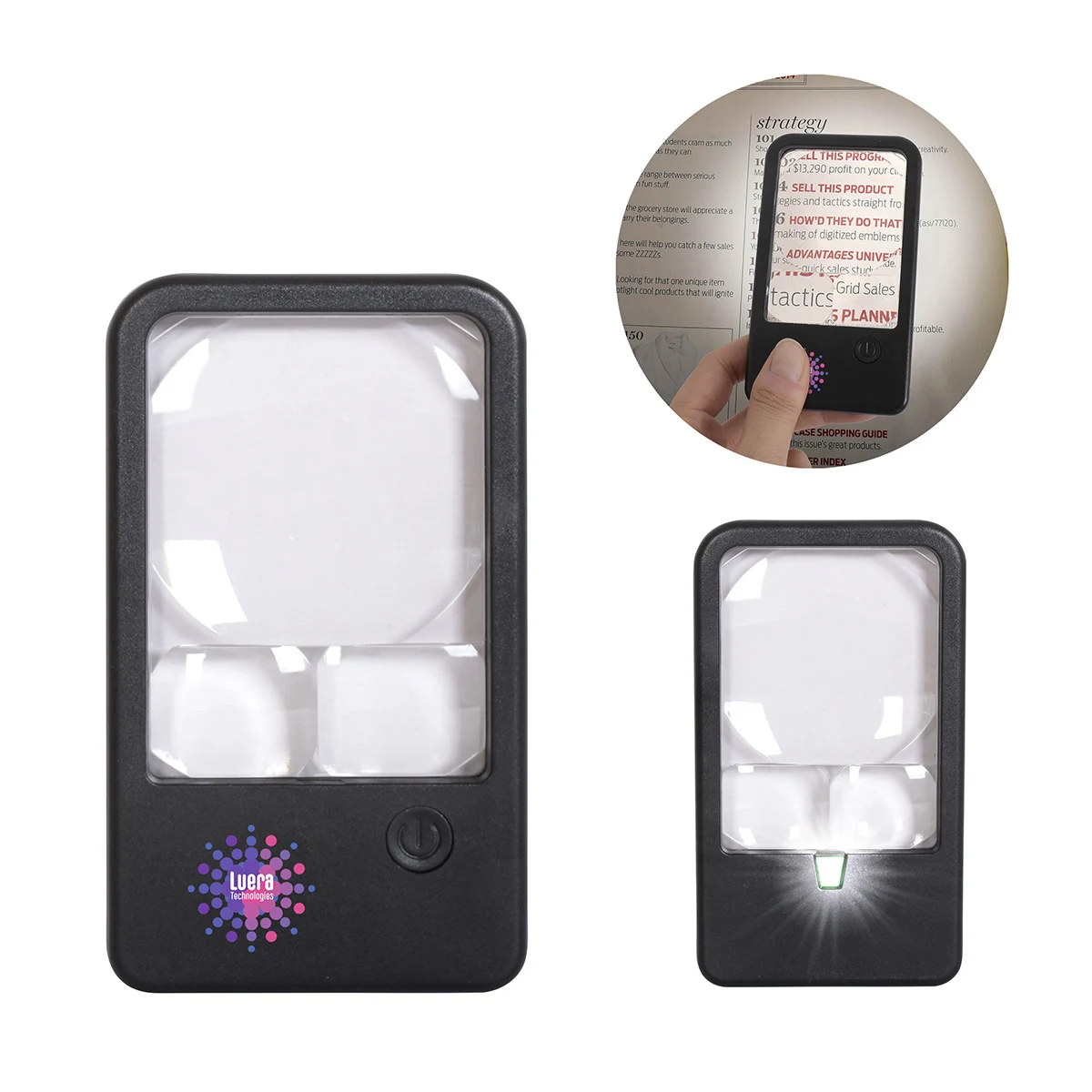 Best Buddy Tools ® Rechargeable LED Pocket Magnifier 1