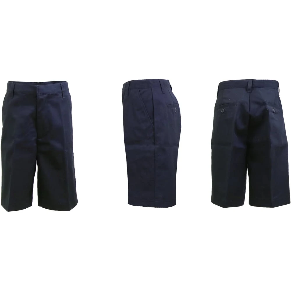 Boys' Uniform Shorts - Size 5 Navy Flat Front 1