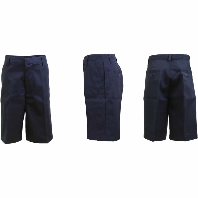 Boys' Uniform Shorts - Size 10 Navy Flat Front