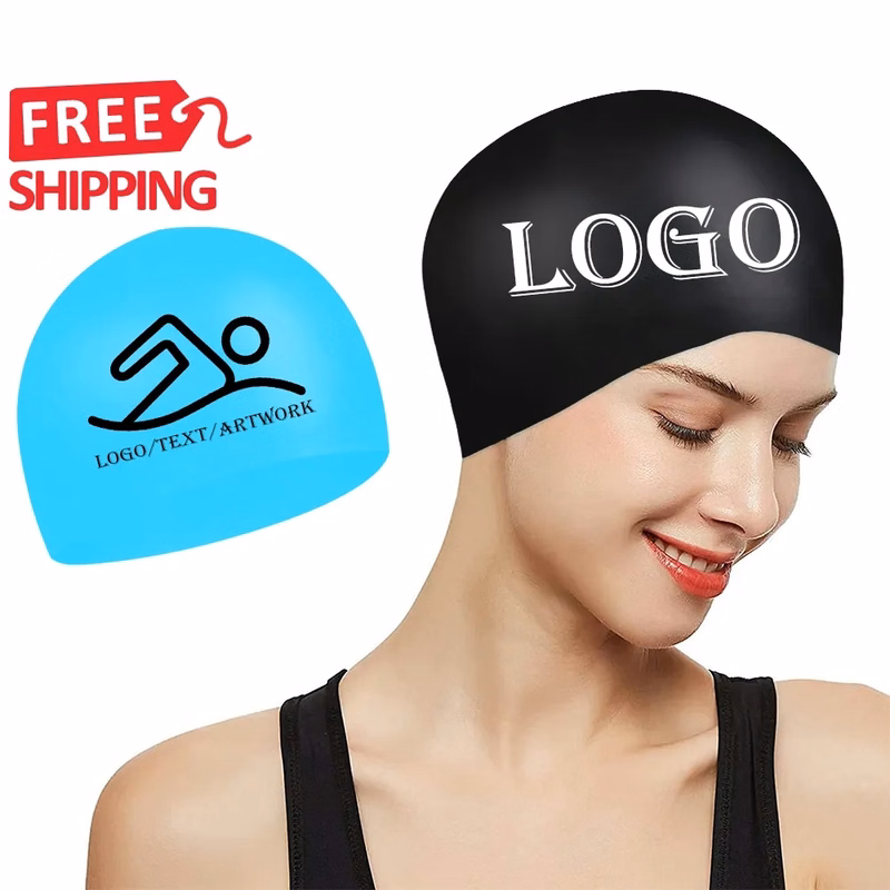 Silicone Swim Cap for Long Hair