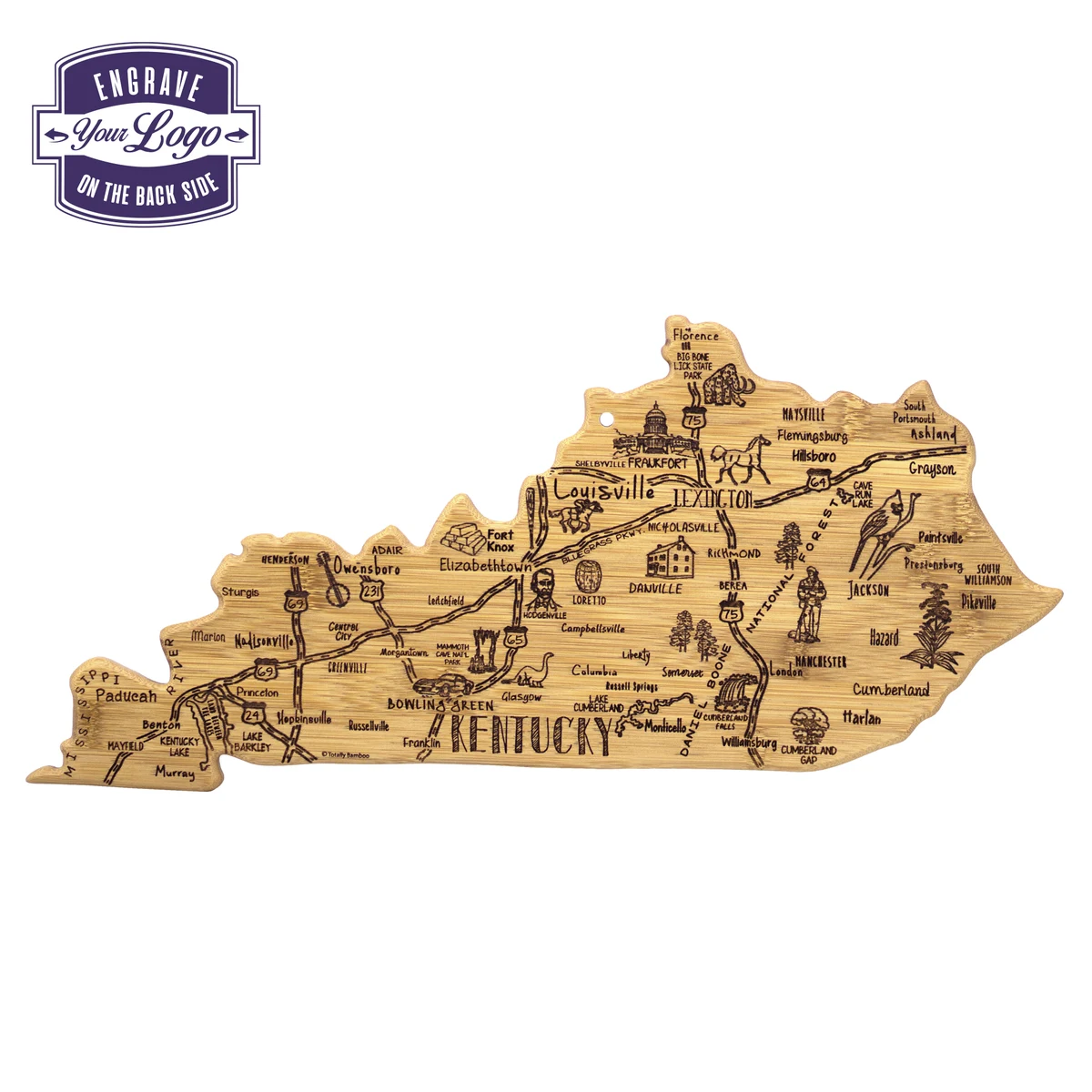 Destination Kentucky Cutting & Serving Board 1