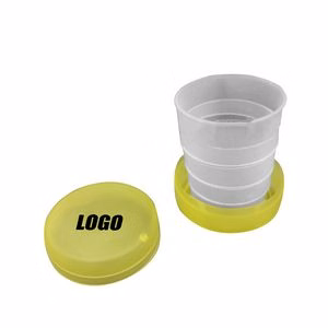 Plastic Collapsible Cup With Telescopic Design