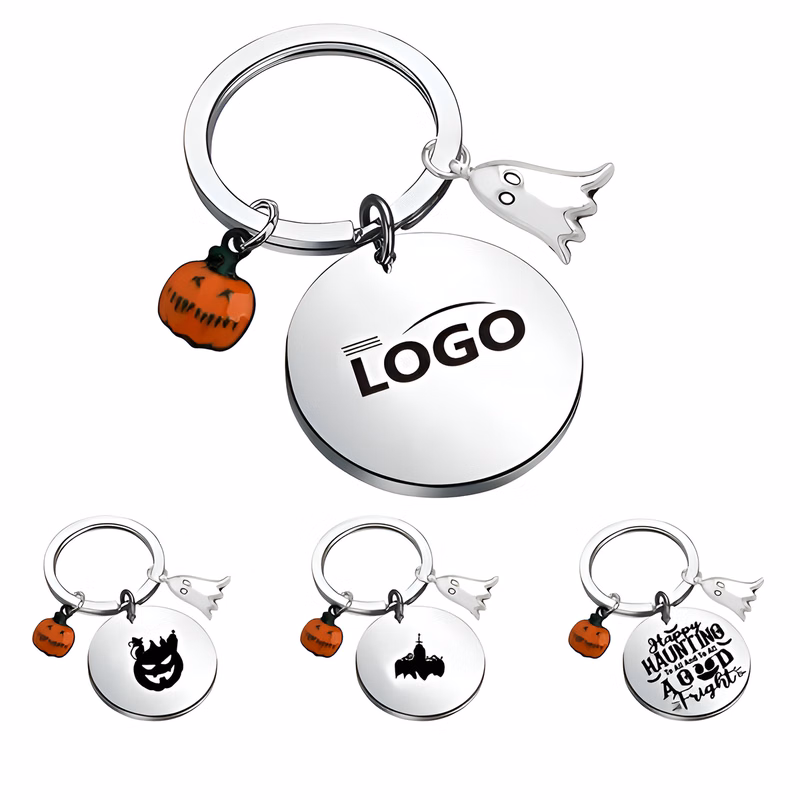 Cute Halloween Christmas Gifts Pumpkin Ghost Key chain