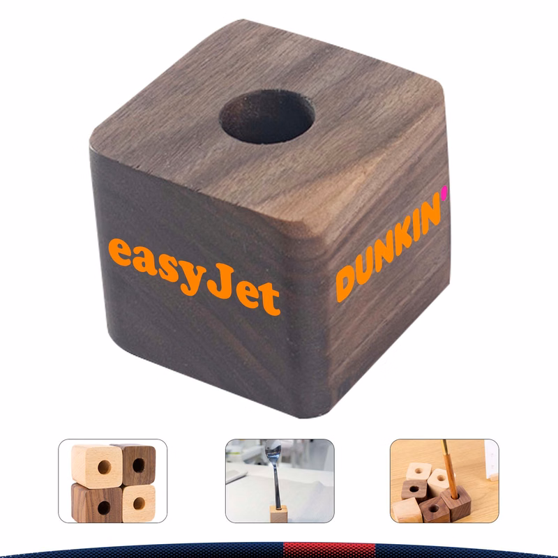 Square Walnut Pen Holder