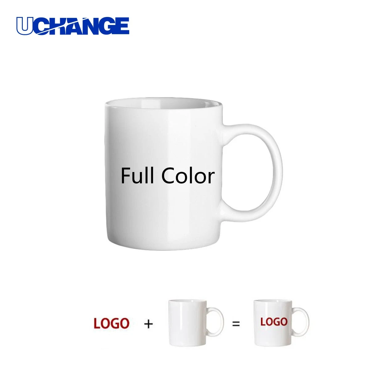 11oz Full Color Two-Tone Ceramic Coffee Mug 1