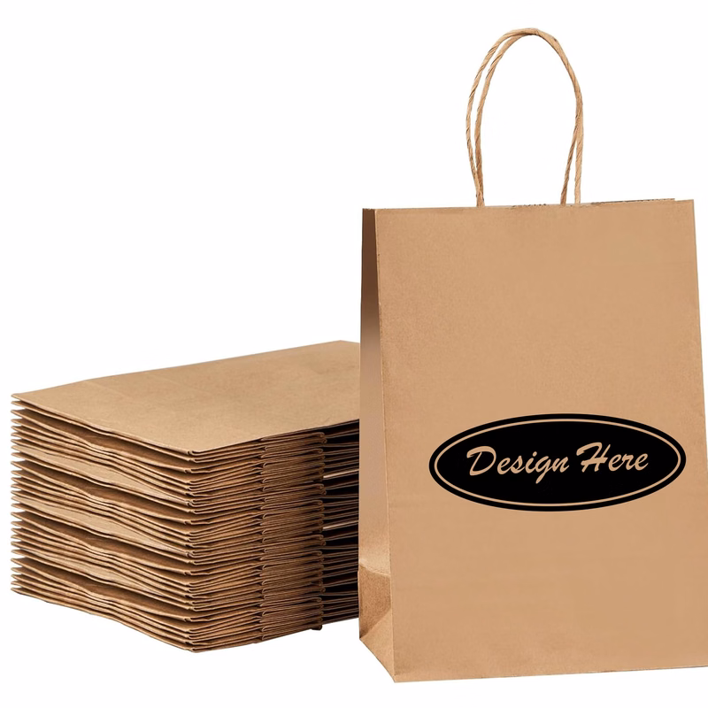 Premium Paper Gift Bags with Handles for Retail & Parties