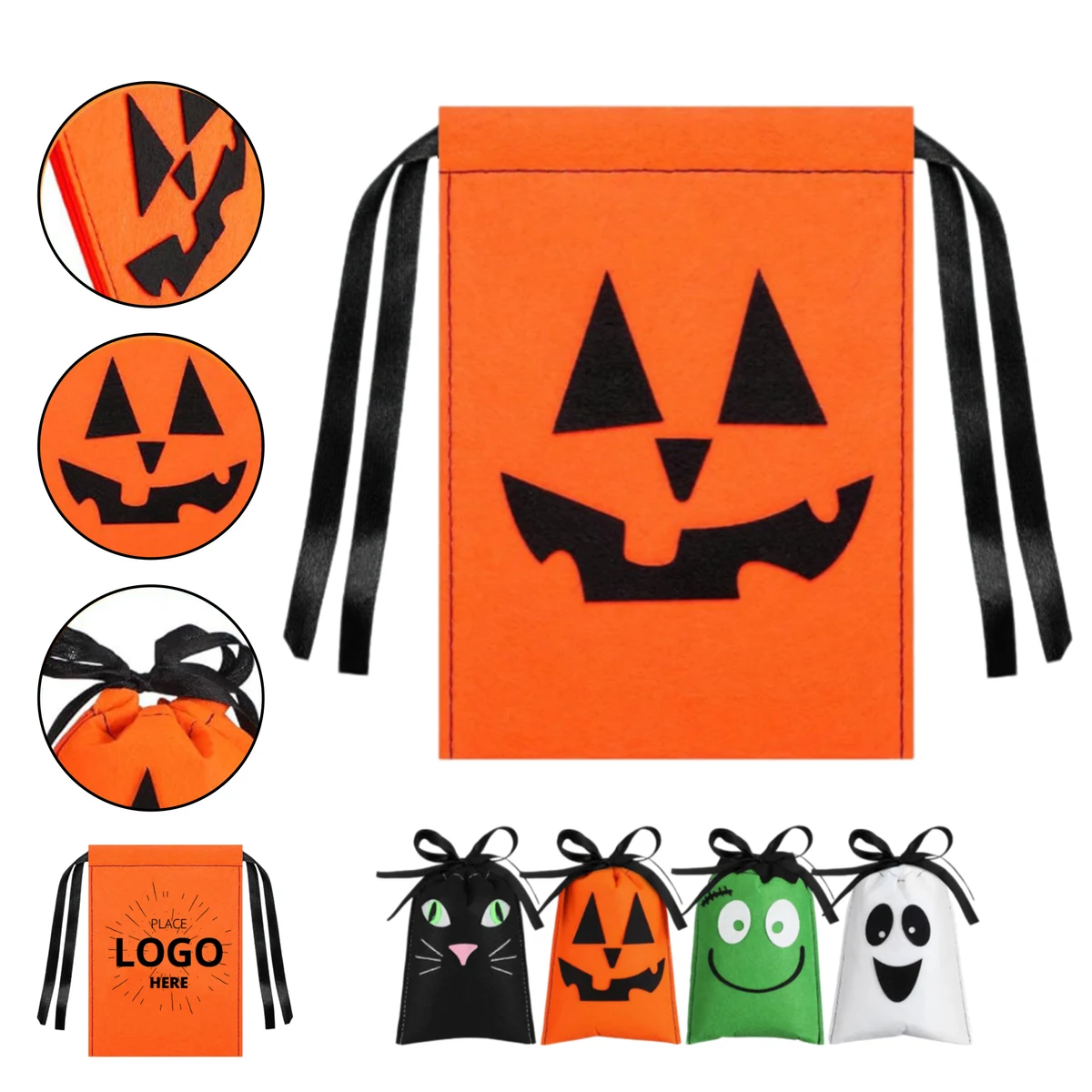 Halloween Drawstring Treat Bag 1