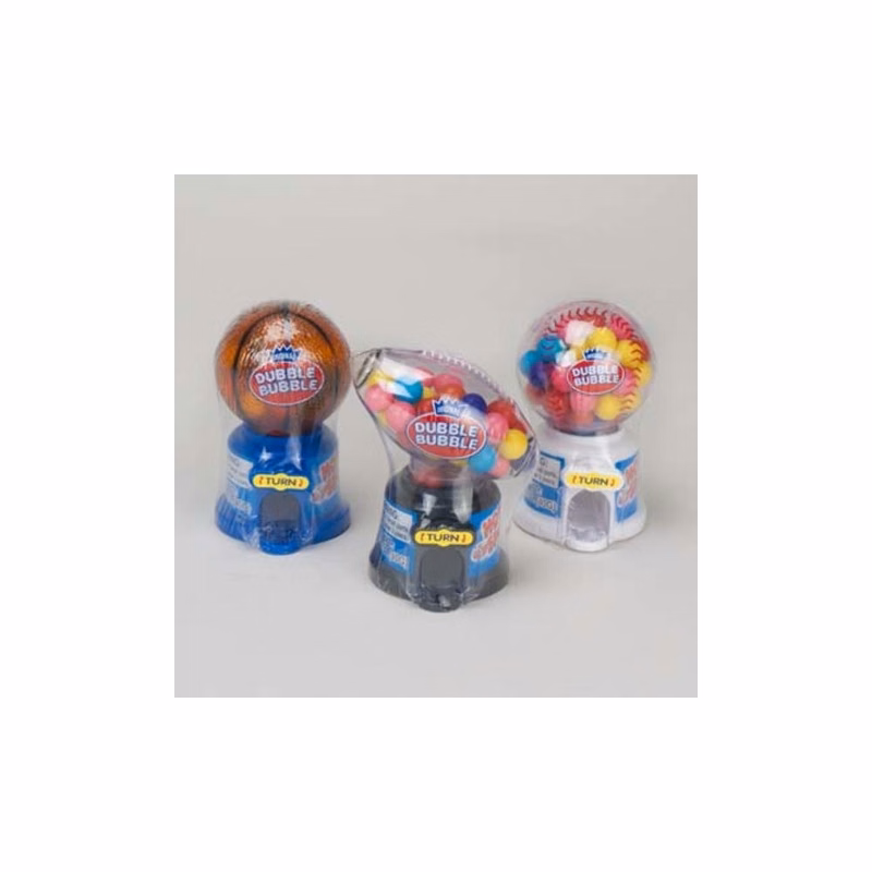 Dubble Bubble Gumball Dispensers - Assorted Sport Balls