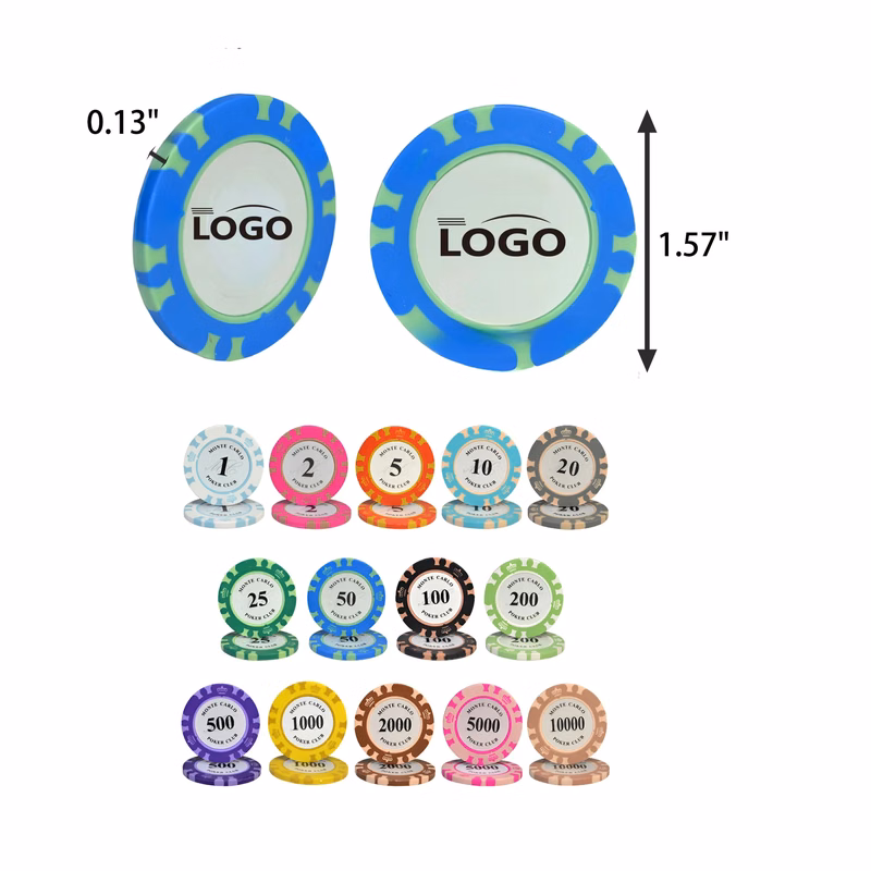 14 colors Clay Poker Chip