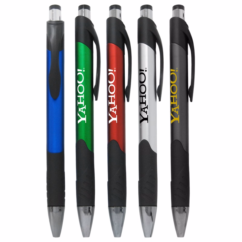 Union Printed "Maryland" Clicker Pen w/ Black Rubber Grip
