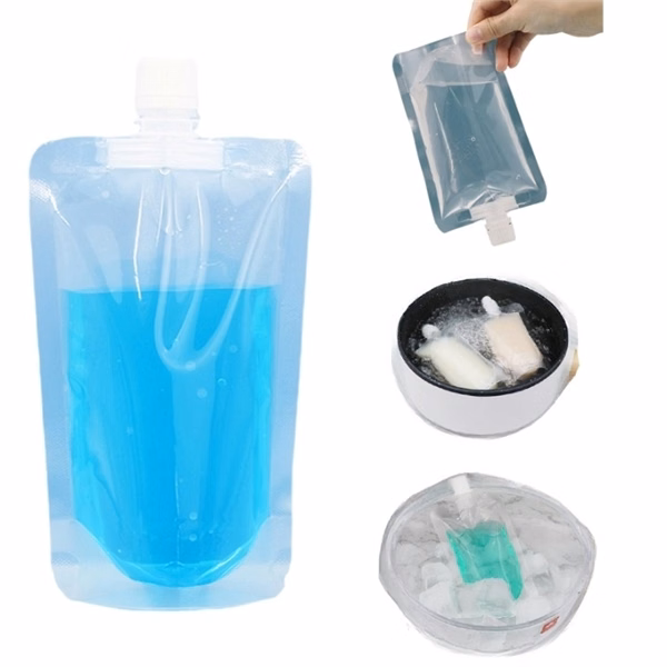 Food-Grade Beverage Pouches With Lid