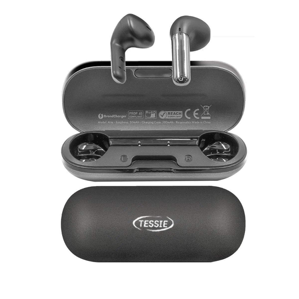Ultra-Thin Metal Semi-In-Ear Sports Earbuds 1