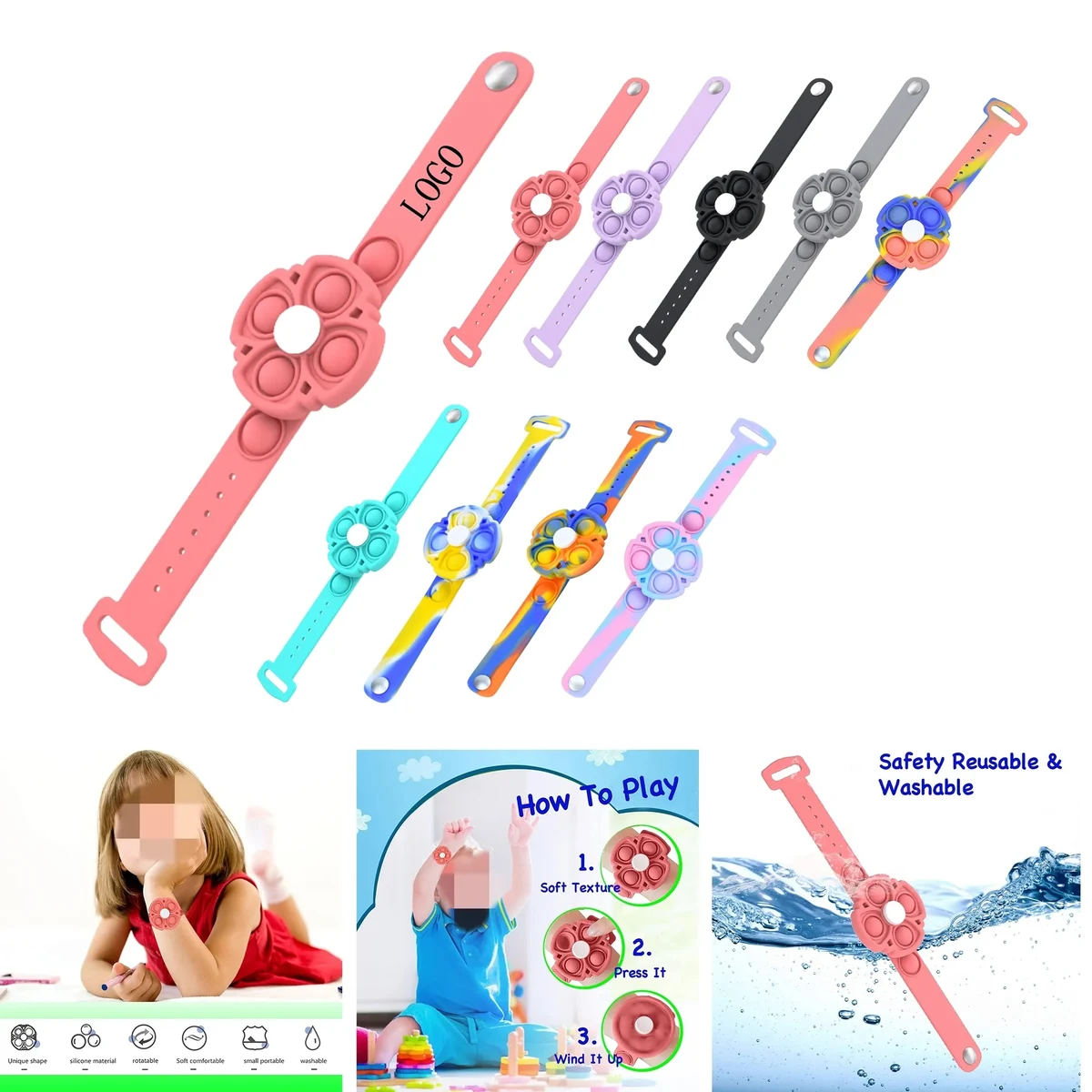 Stress Relief Rotating Bubble Bracelet 1
