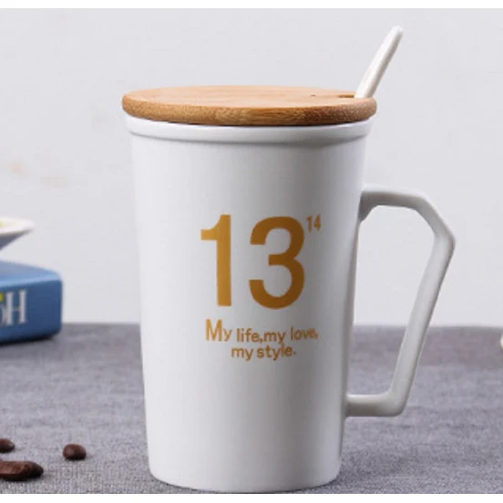 Creative ceramic cup 1314 couple coffee milk mug 1