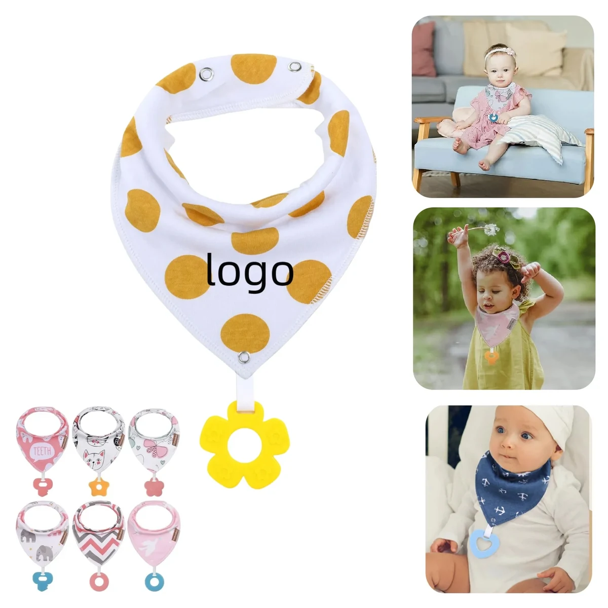 Baby Bandana Drool Bibs 1
