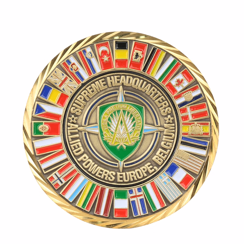 Zinc Alloy Soft Enamel Coins