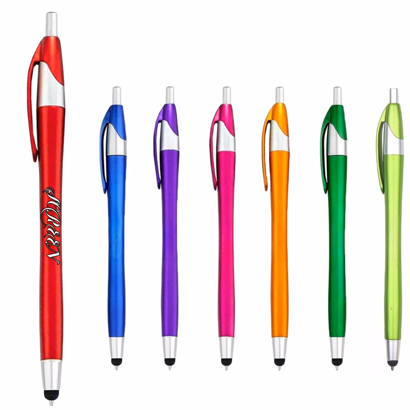 Press Type Stylus Ballpoint Pen