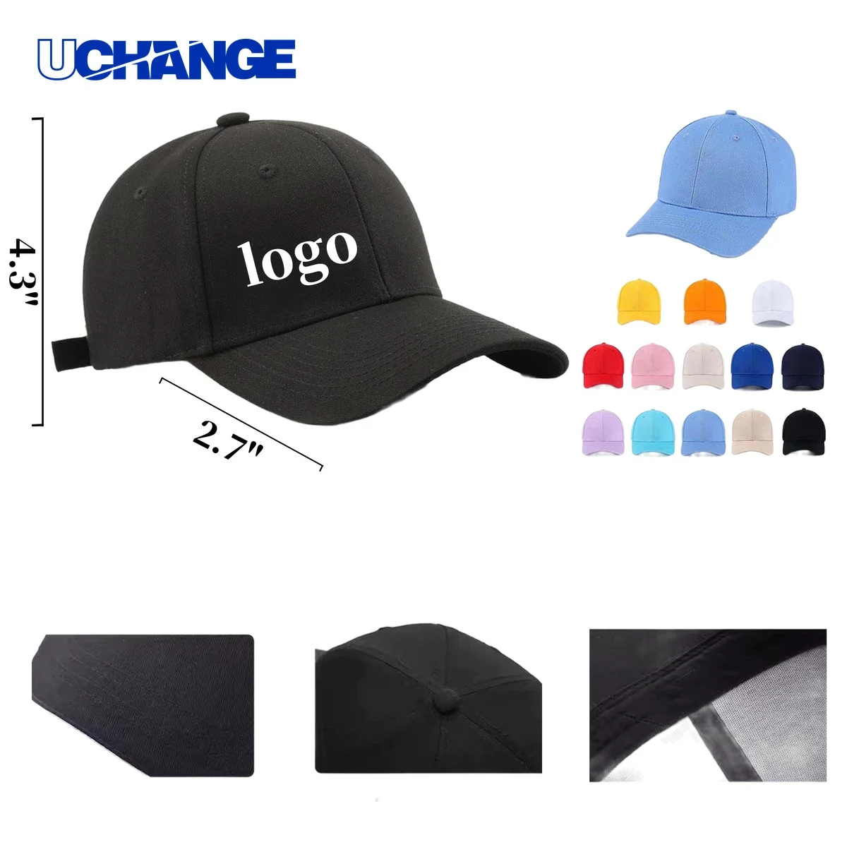 Custom Cotton Baseball Cap 1