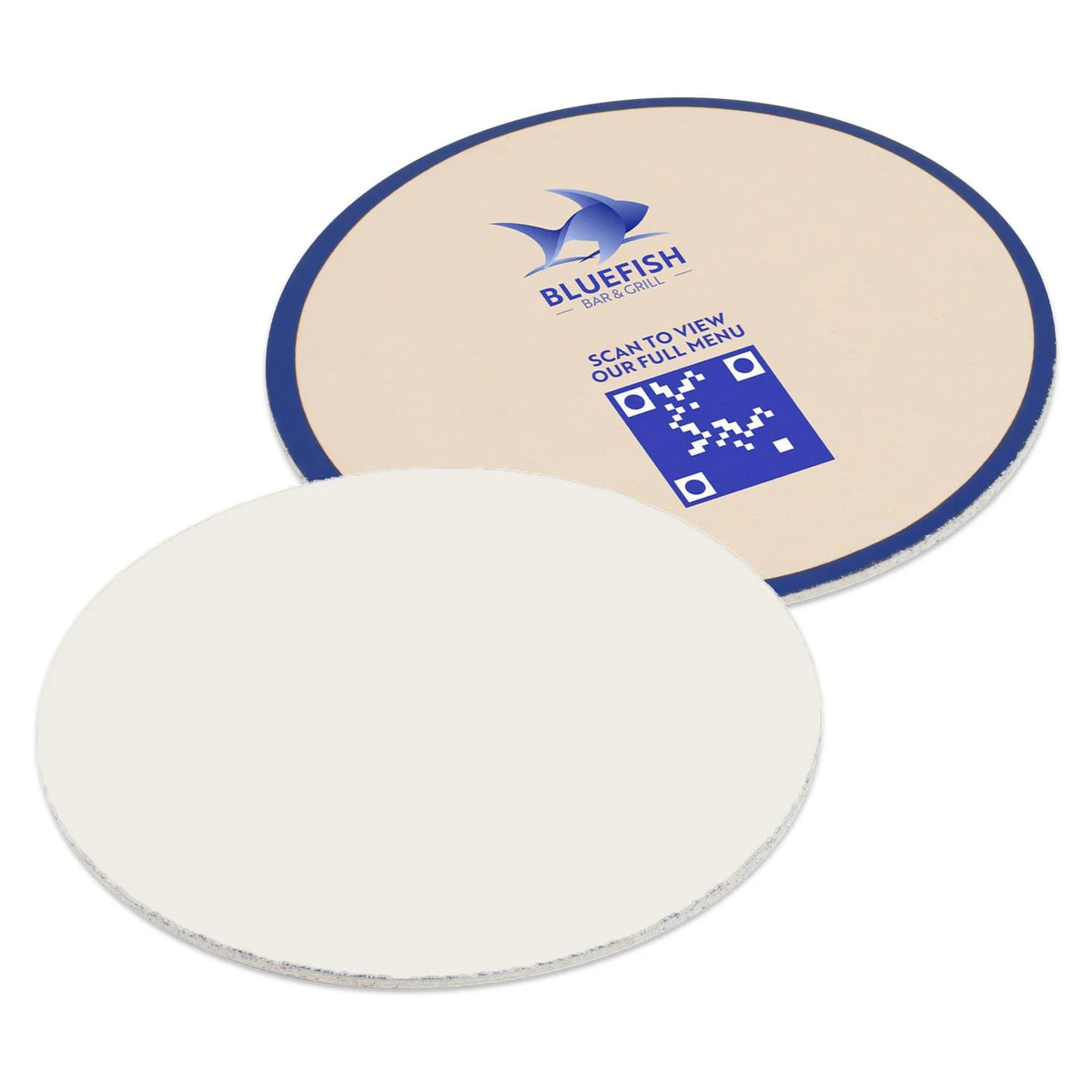 4.5" Pulpboard Circle Coaster (Full Color on 1 Side) 1