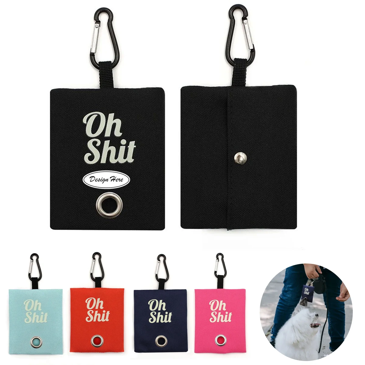 Keychain Pet Waste Bag Dispenser 1