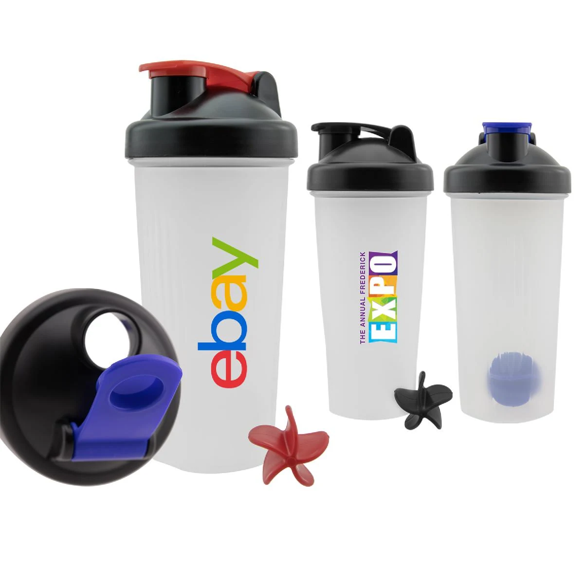 24 Oz. Classic Shaker Bottle (Red) 1