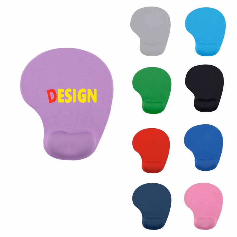 Soft Wrist Cushion Mouse Pad with Personalized Logo