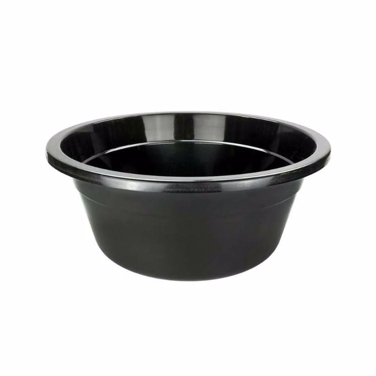 Bonita Home Plastic Basins Black Large