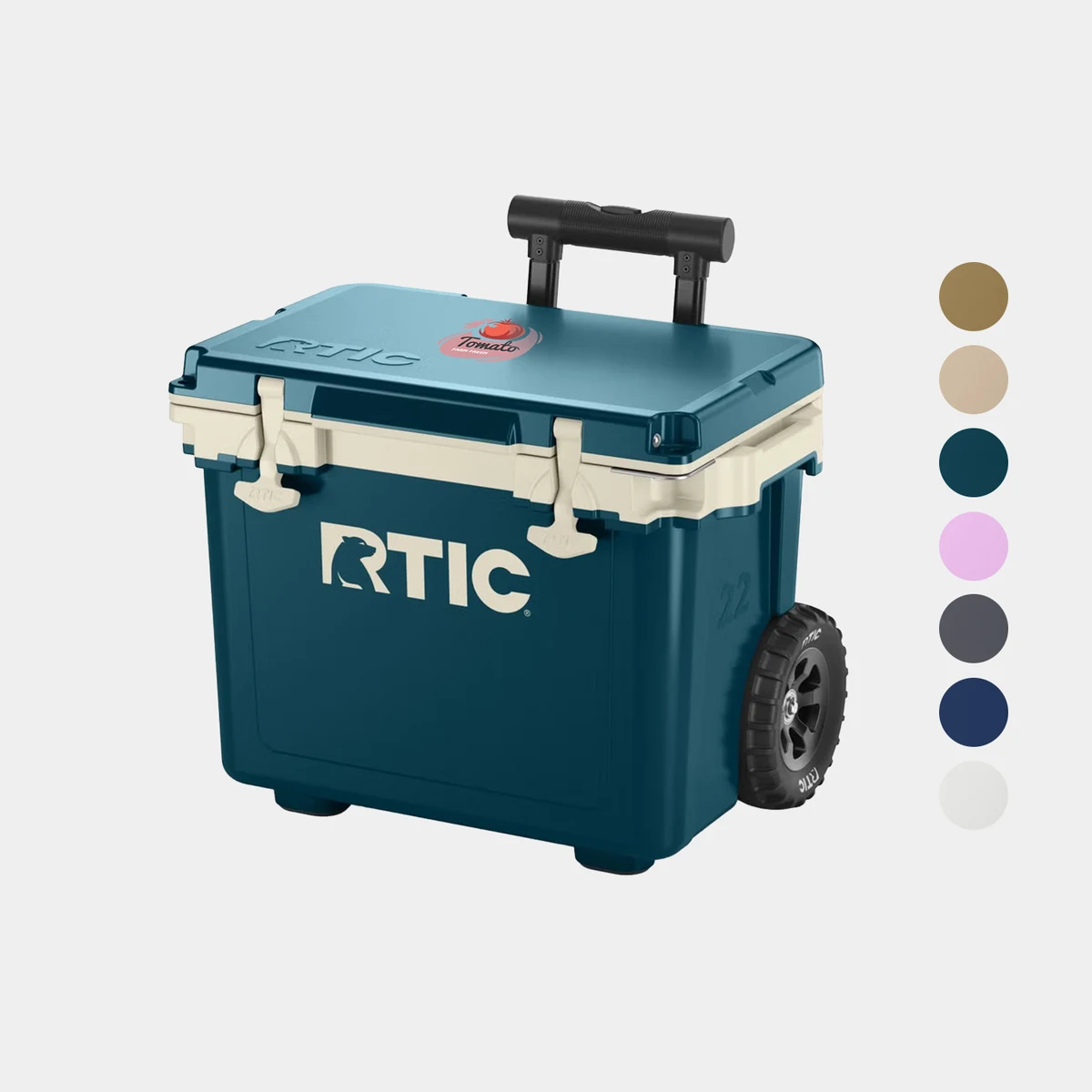 22 QT RTIC® Insulated Ultra-Light Wheeled Hard Cooler Ice Chest 1