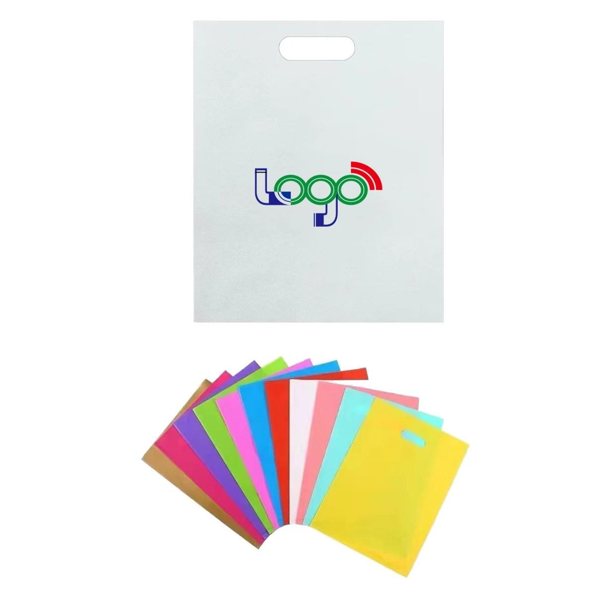 Die Cut Handle Merchandise Shopping Bag 1