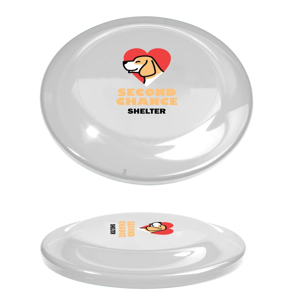 Transparent Flying Disc (Full Color Imprint) 1