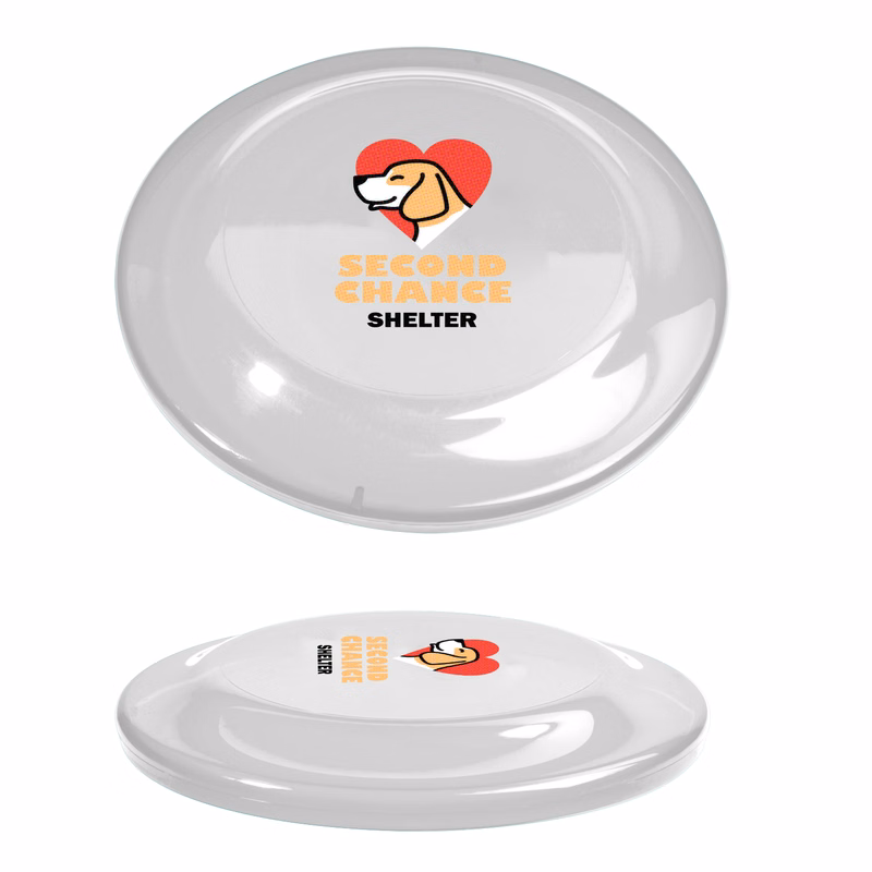 Transparent Flying Disc (Full Color Imprint)
