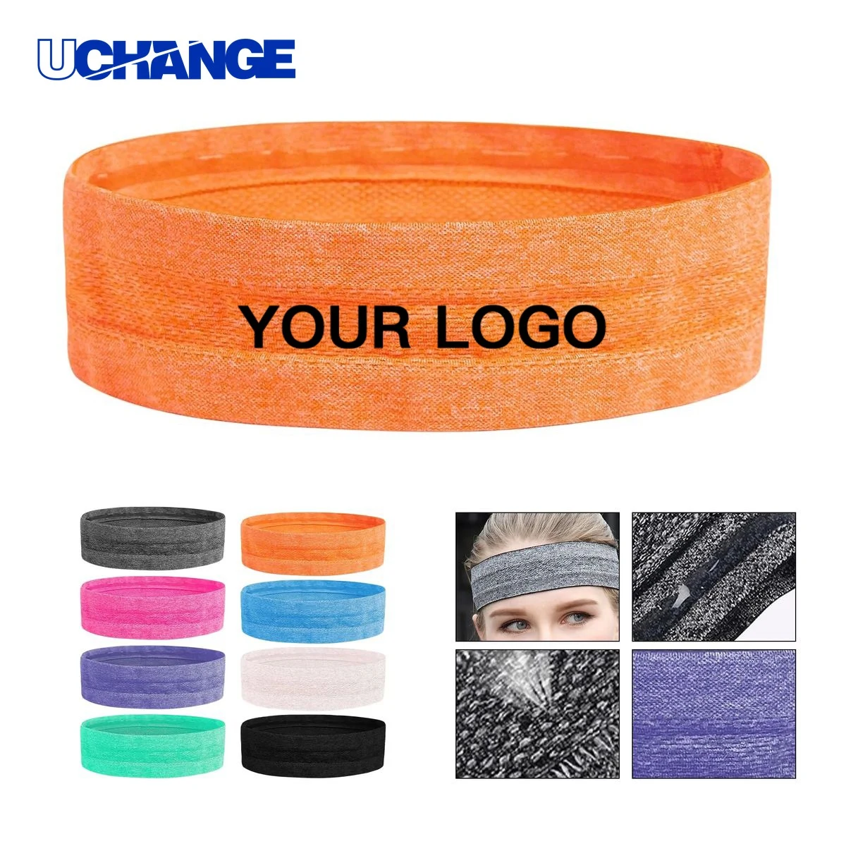 Polyester Spandex Athletic Headband Band for Training 1
